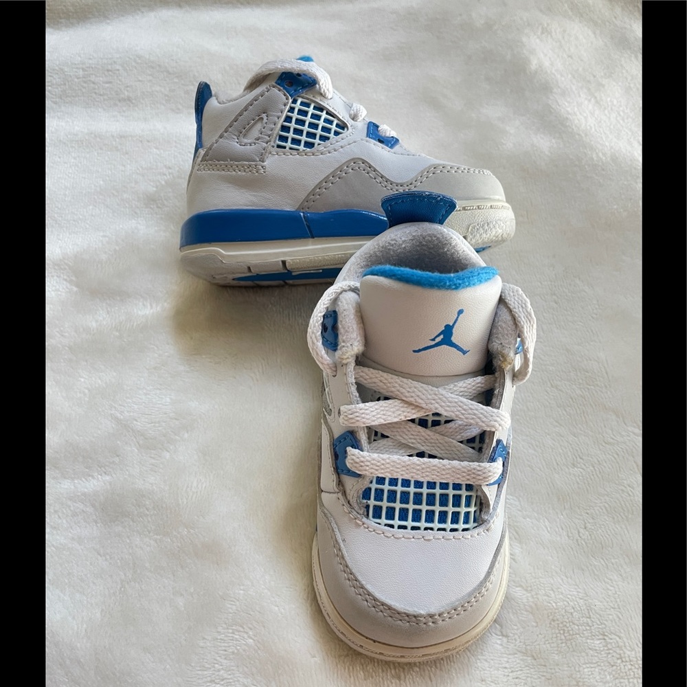 Nike Air Jordan 4 Retro Military Blue - Size 3C